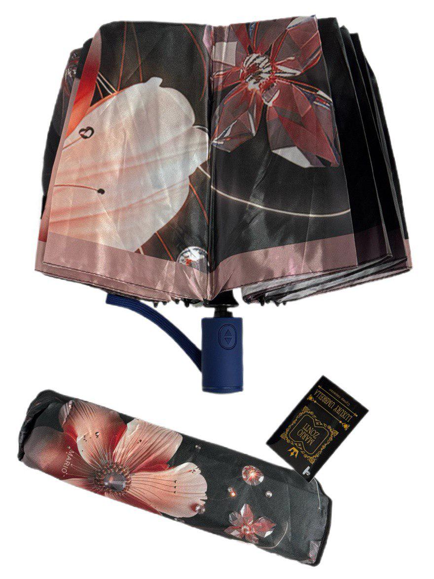 Парасолька жіноча автоматична Mario з квітковим 3D принтом 12 спиць 4 сегмента (456/1) - фото 3 Парасолька жіноча автоматична Mario з квітковим 3D принтом 12 спиць 4 сегмента (456/1) - фото 3