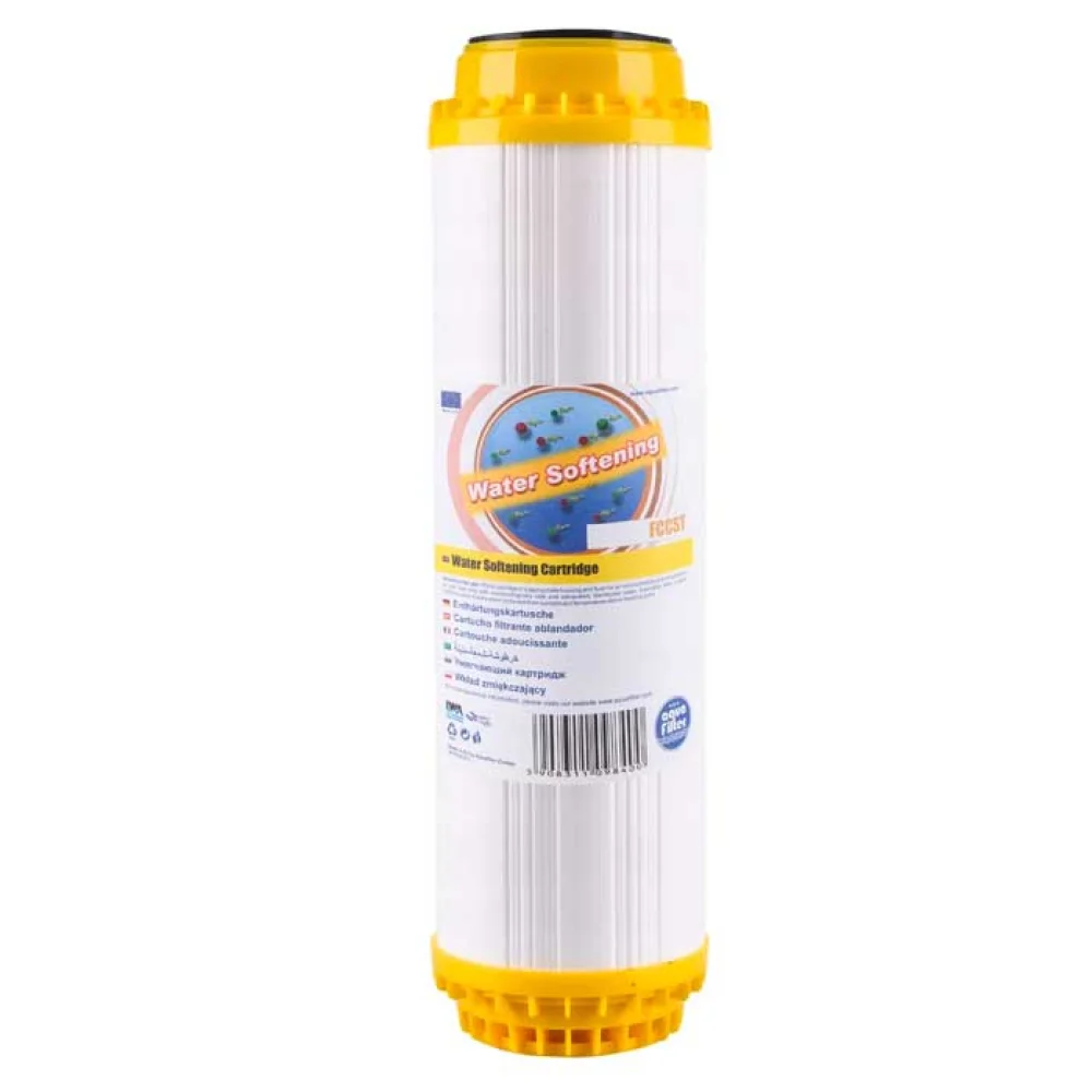 Картридж смягчения Aquafilter с ионообменной смолой 10"д многоразовый
