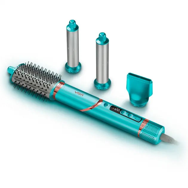 Фен-стайлер VGR V 474 4в1 4 насадки 1400 Вт Зелений (31040733) Фен-стайлер VGR V 474 4в1 4 насадки 1400 Вт Зелений (31040733)