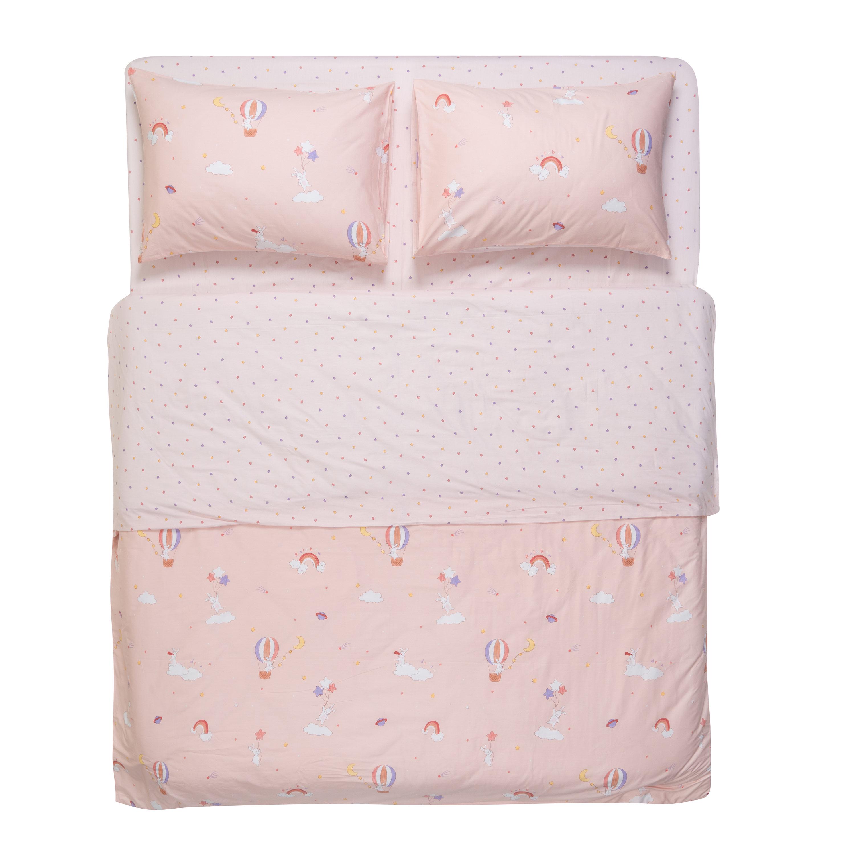 Комплект постельного белья Ardesto Gloria Радость двуспальный 200х220 см Розовый (ART2022RP)