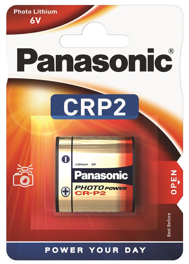 Батарейка літієва Panasonic CRP2 Lithium CR-P2L/1BP 6В (11401197) - фото 1