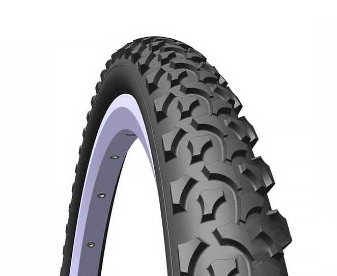 Покрышка велосипедная RUBENA Classic RAPID V36 20"x1,75"х2/47x406 Черный (TIR-H7-13)
