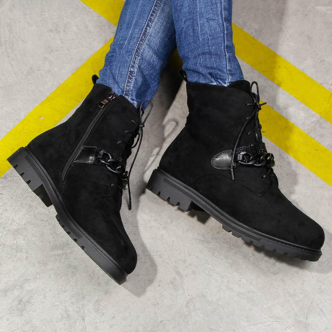 Ботинки женские зимние на шнуровке 325920 р. 36 23,5 см