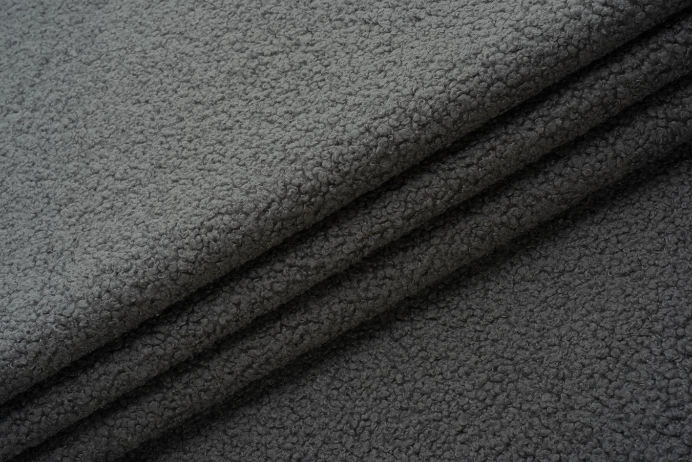 Ткань для мебели Exim Textil Букле Альпака 97 Серый (2411)