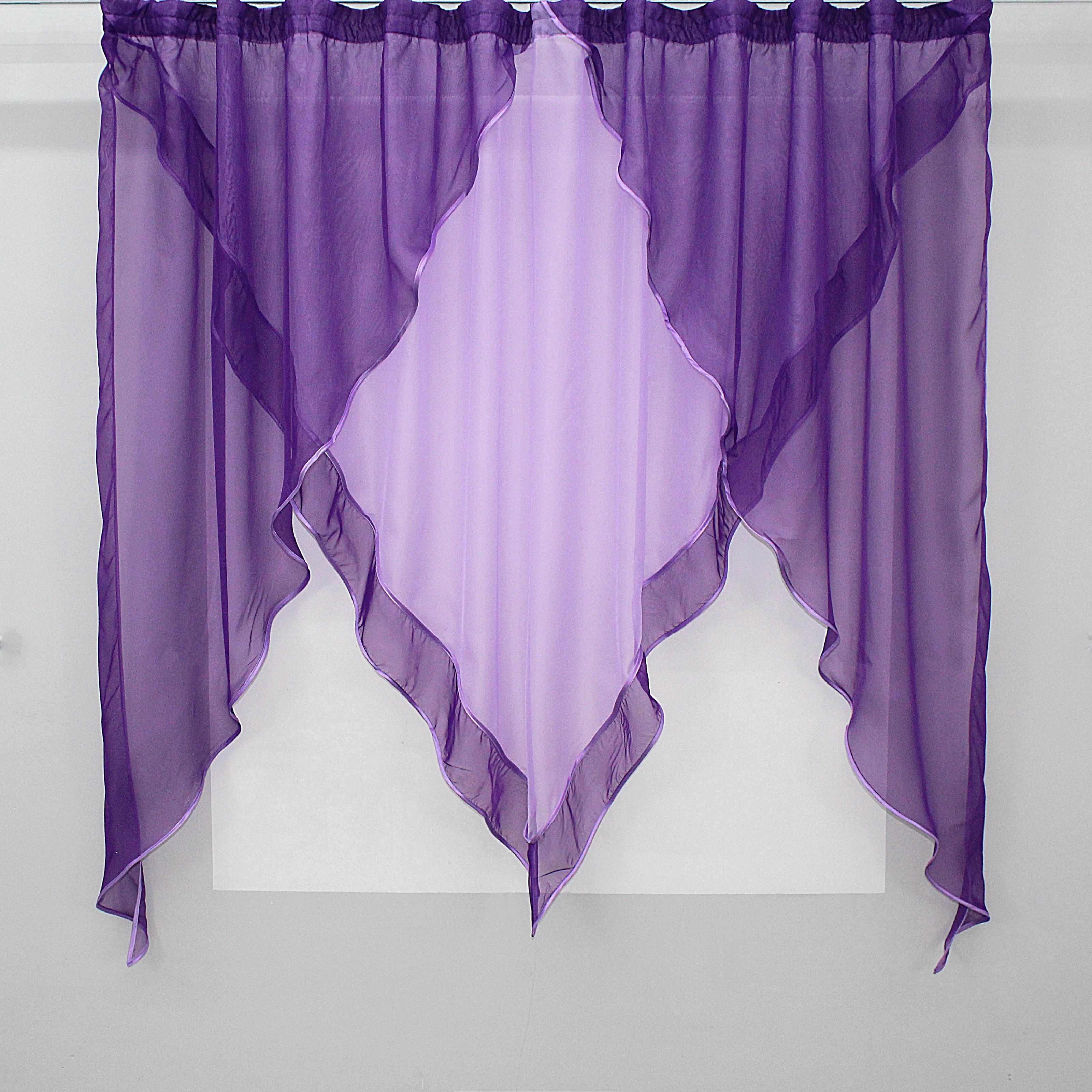 Занавеска кухонная VR-Textil № 029к 280х170 см Фиолетовый/Сиреневый (50-538) Занавеска кухонная VR-Textil № 029к 280х170 см Фиолетовый/Сиреневый (50-538)