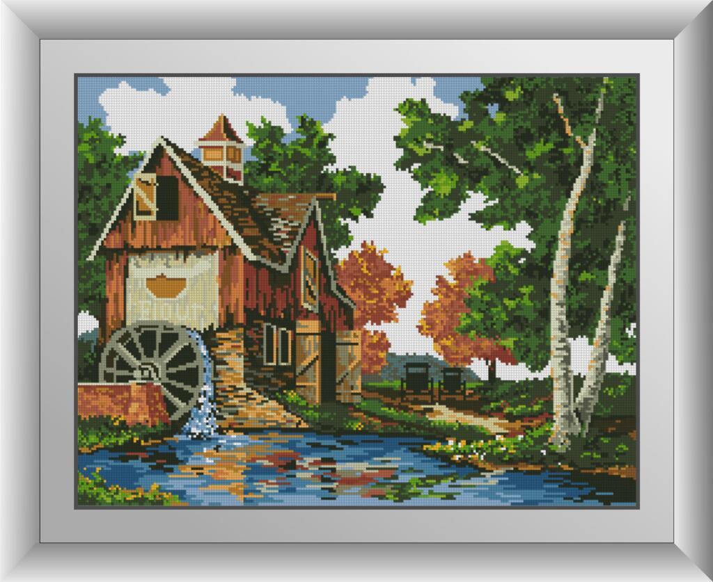 Алмазная мозаика Dream Art Мельница 43x56 см (DA.30482)