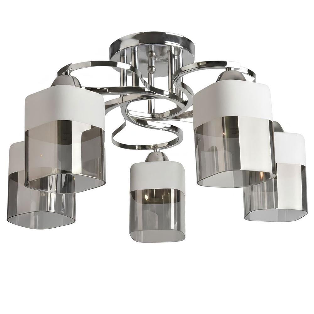 Люстра потолочная Light House SH-19184/5A CR 530х530х240 E27х5 Хром