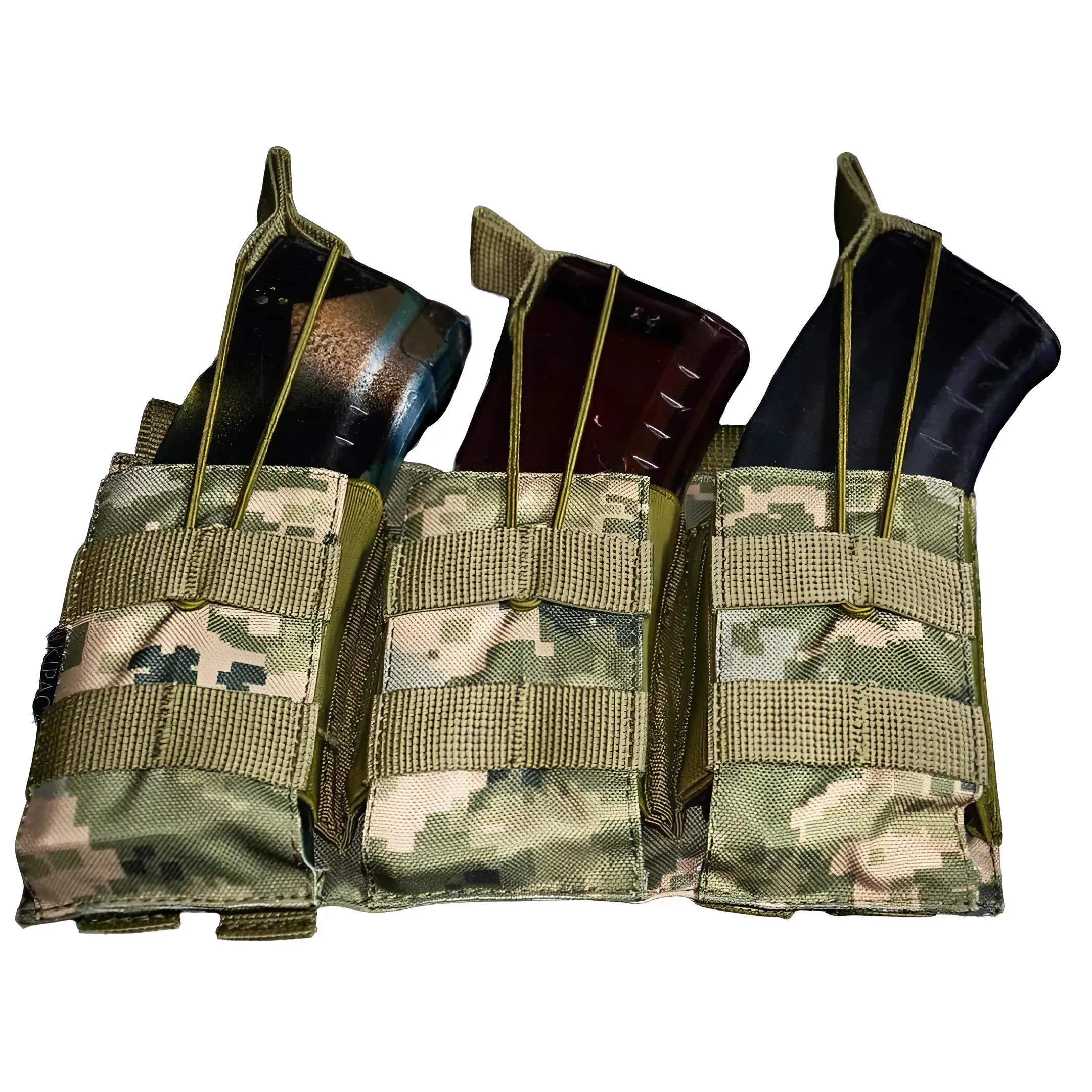 Подсумок под 3 магазина АК Kirasa KI232 из кордуры Пиксель (614840)