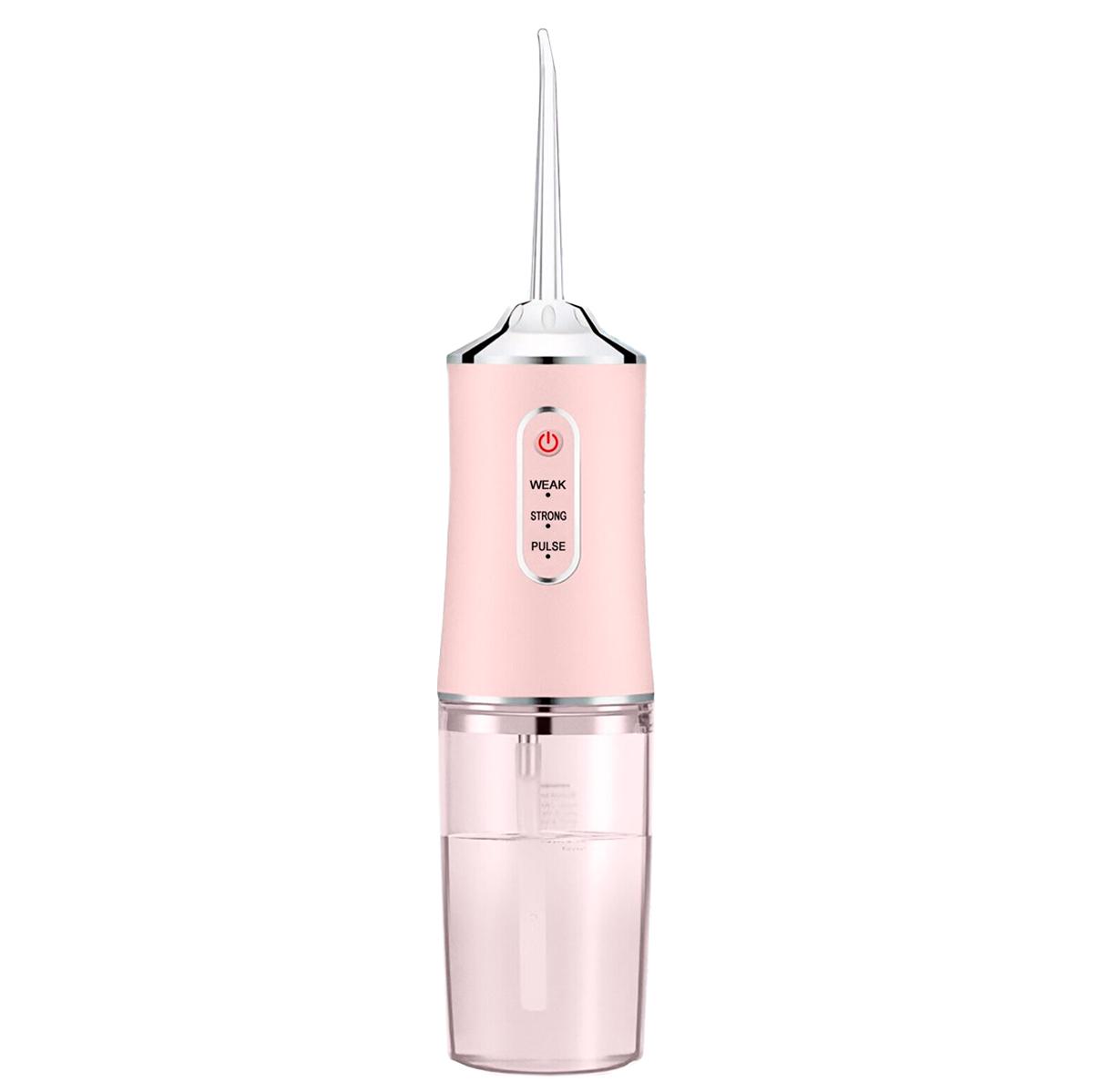 Іригатор для ротової порожнини Oral Irrigator акумуляторний Рожевий (1010378-Pink)