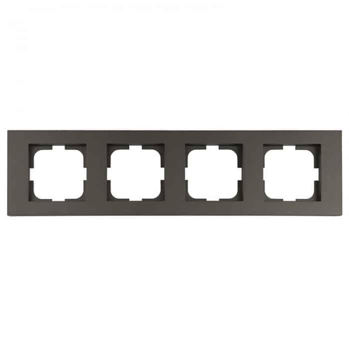 Рамка на 4 секции Grano Ovivo Electric Мокко (400-190000-228)
