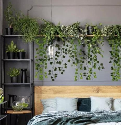 Плющ искусственный декоративный для отделки интерьера 50,4 м Зеленый - фото 9