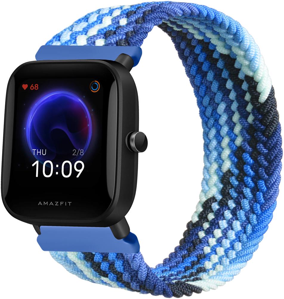 Ремешок Solo Loop Multi для Amazfit Bip U (145 мм) Blue White (26290-62)