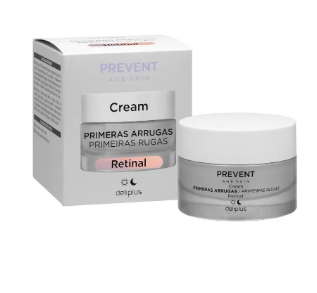 Крем для лица от первых признаков старения Deliplus Prevent Age Skin Cream Primeras Arrugas Retinal 50 мл.