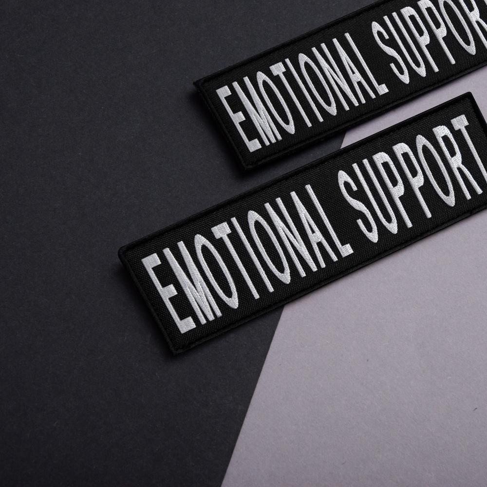 Набір шевронів з липучкою "Emotional Support" для кінологів 4 шт. (25485) - фото 7