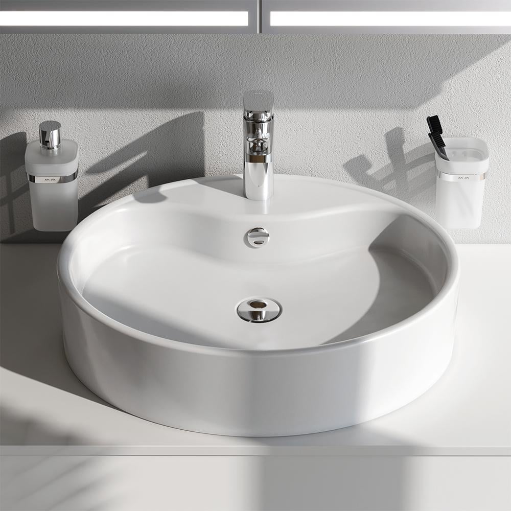 Умивальник накладний AM.PM Func MFAWCC20561WG 560x450x140 мм Білий (195807) - фото 5