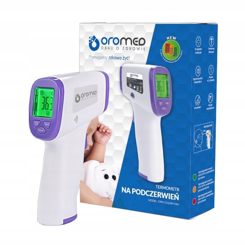 Термометр бесконтактный ORO-COLOR MAX
