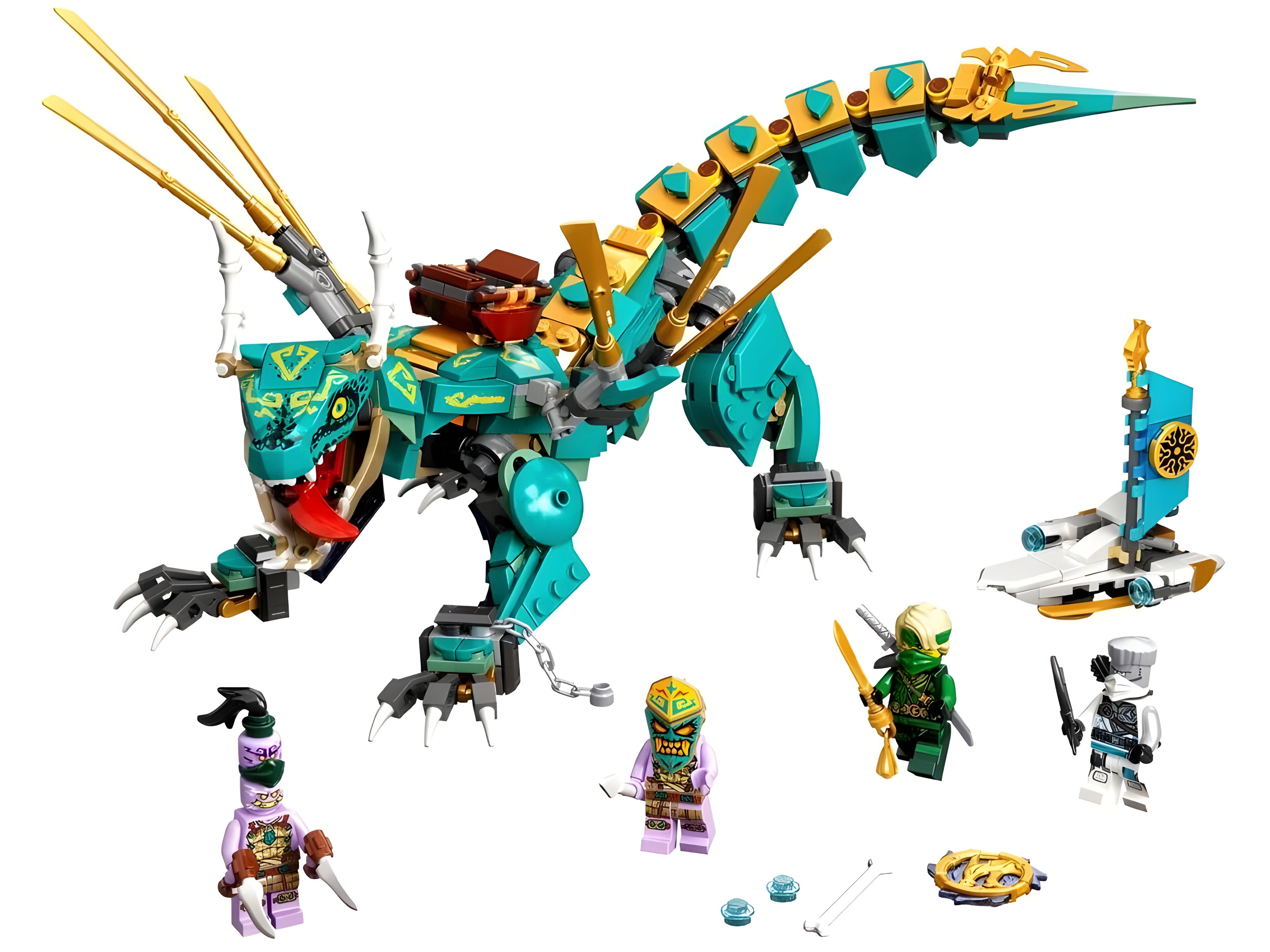 Конструктор детский Ninjago Дракон из джуглов 530 дет. (60038) - фото 3 Конструктор детский Ninjago Дракон из джуглов 530 дет. (60038) - фото 3