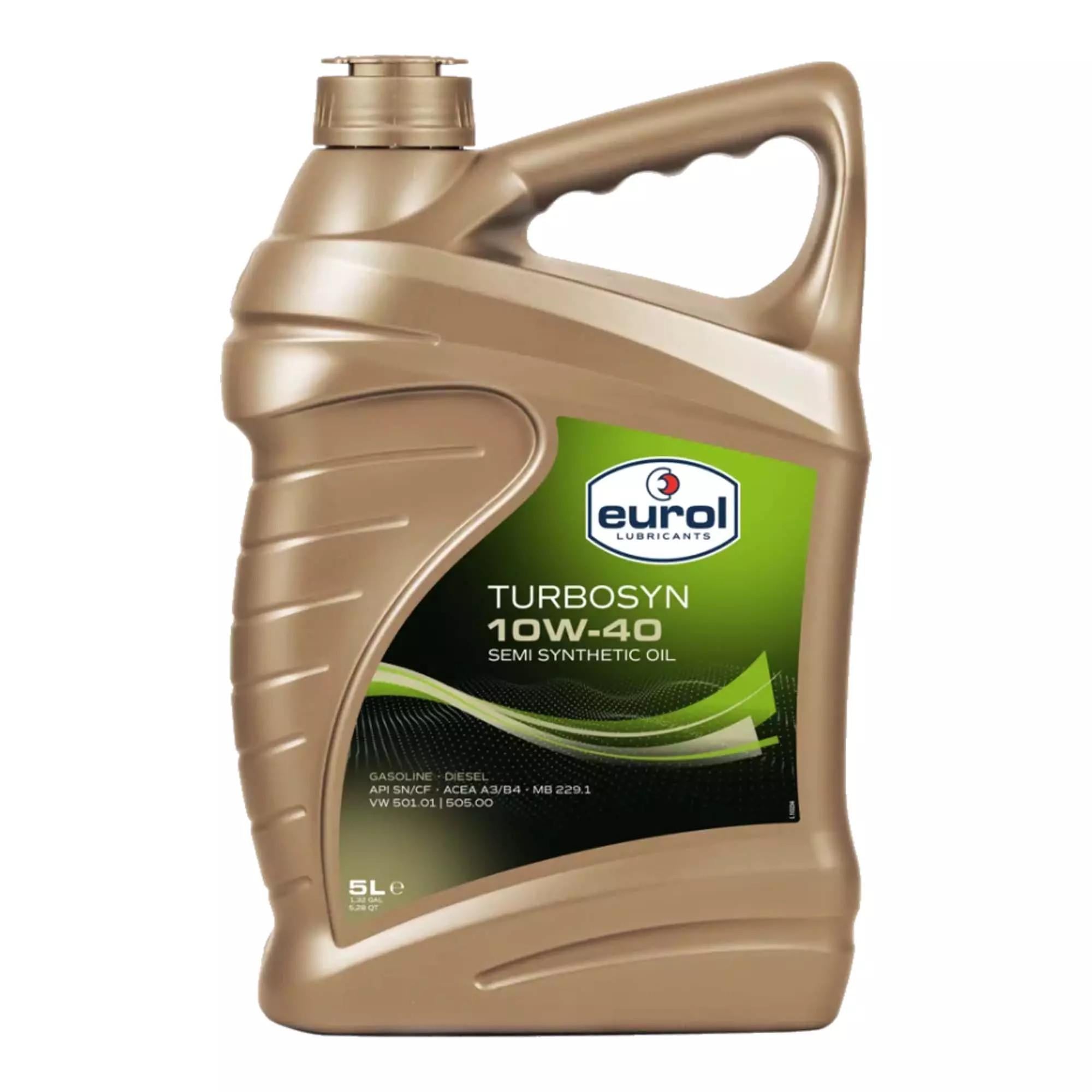 Моторна олива Eurol Turbosyn A3/B4 SN/CF 10W-40 5 л (002341)