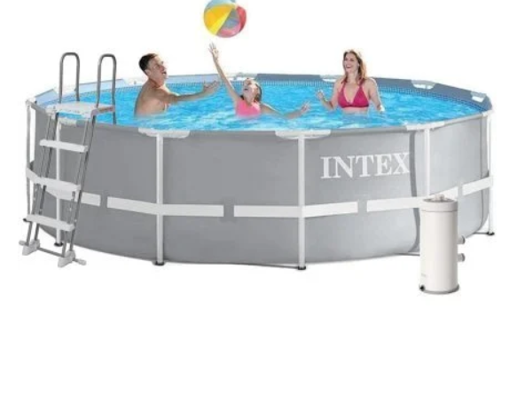 Бассейн Intex Prism Frame 10 366х122 см 685 л 3 785 л/ч фильтр/лестница/тент/подстилка (26718-5)