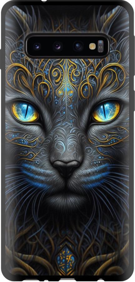 Чехол на Samsung Galaxy S10 Кошка (5548b-1640-42517)