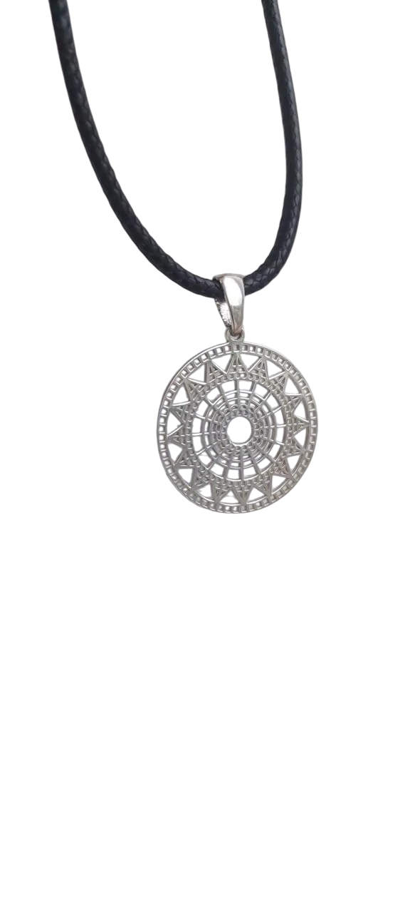 Кулон срібний медальйон Мандала бажань 925 проби (2762116487)