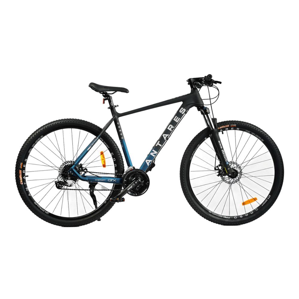 Велосипед спортивний Corso Antares 29" алюмінієва рама 21" 24 швидкостей Blue/Black (127904)