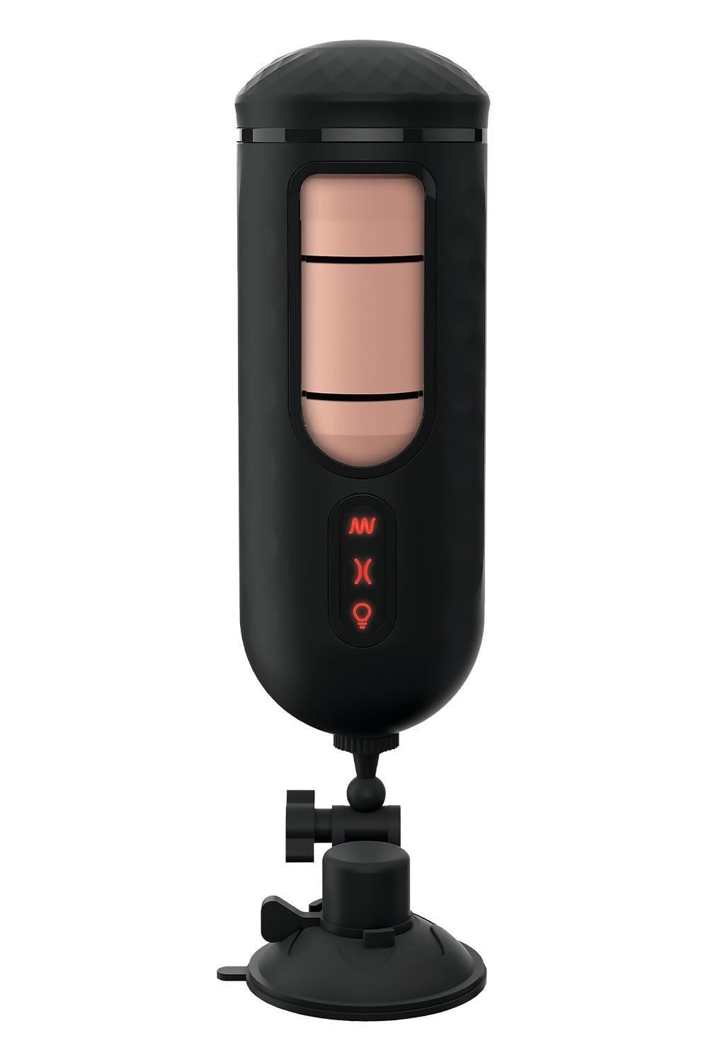 Мастурбатор с вибро PipeDream PDX Elite Vibrating Mega Milker 23,9 см Черный (P61434)