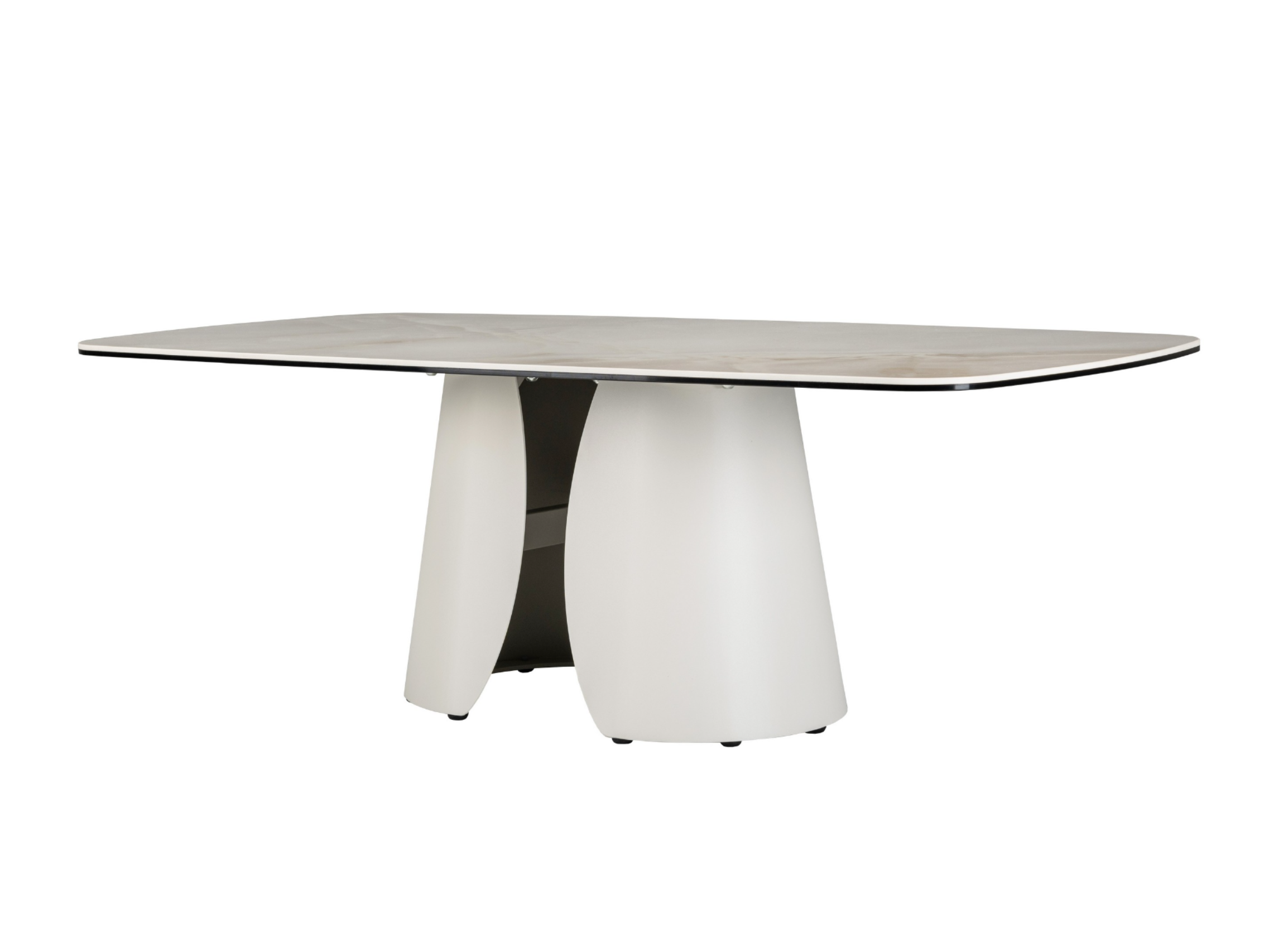 Журнальный стол Лунарио 1200х650х400 мм Айвори оникс/Айвори (30979624) - фото 4