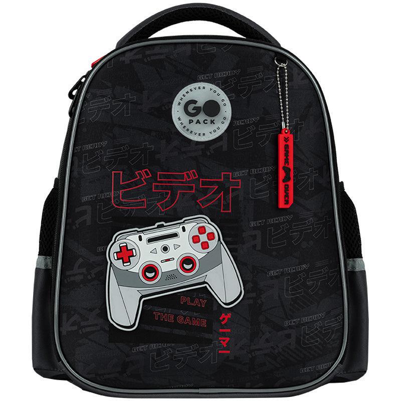 Рюкзак школьный GoPack Education Play 34,5x26x12,5 см 12 л Серый (GO26-165S-6)