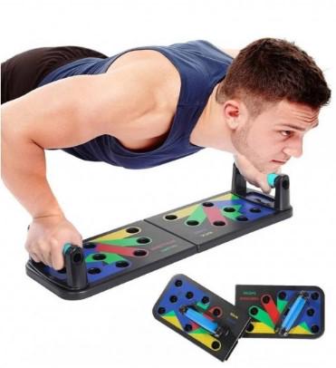 Набор для тренировок доска для отжиманий/тренажер колесо/фитнес резинки - фото 3 Набор для тренировок доска для отжиманий/тренажер колесо/фитнес резинки - фото 3