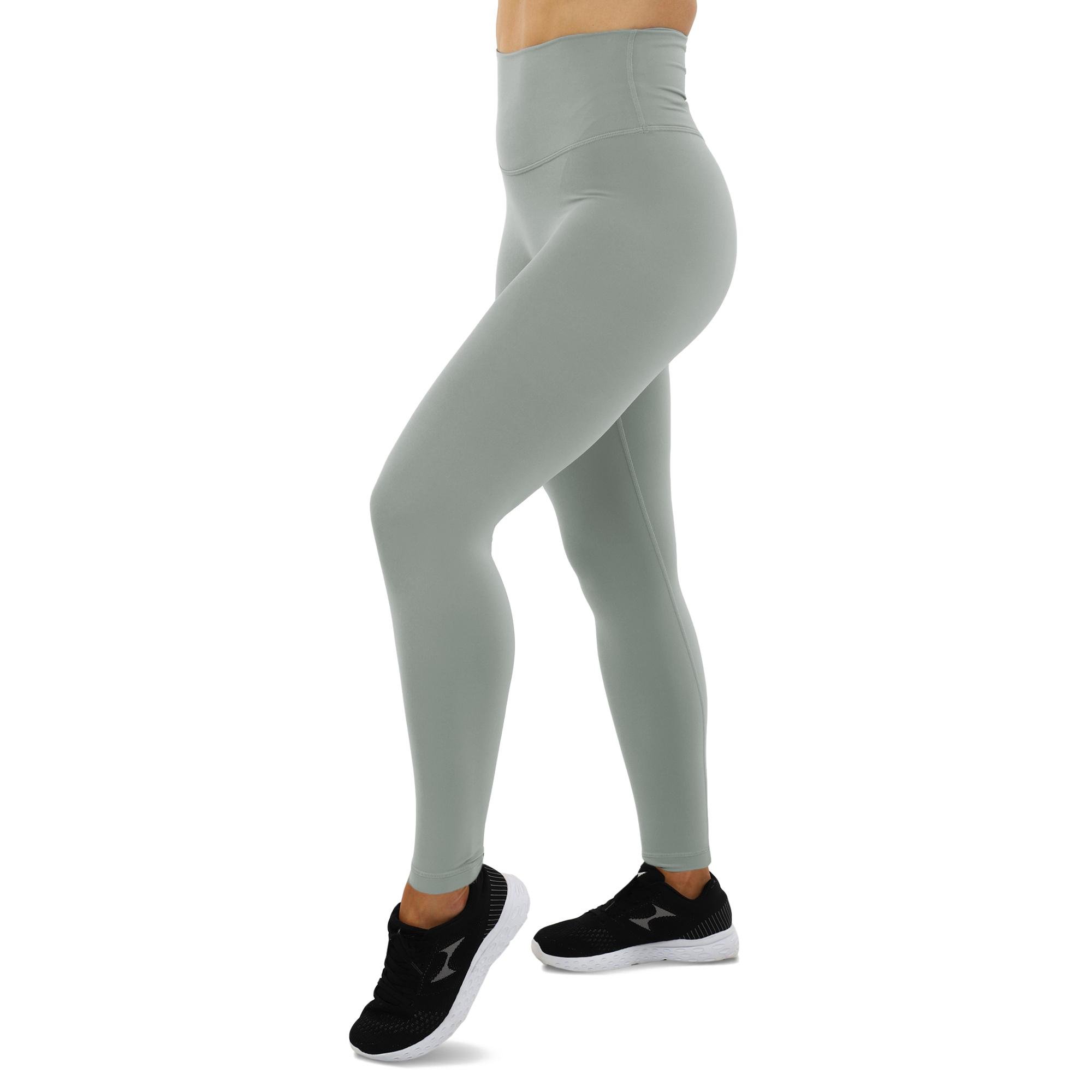 Лосины спортивные женские VSX CK1237 с высокой талией L Светло-серый (CK1237_Светло-серый_L)