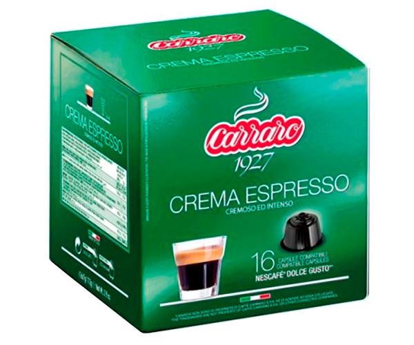 Кава у капсулах Carraro Crema Espresso Dolce Gusto 16 шт. (Е-201)