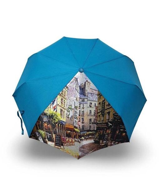 Зонтик Susino №466 женский автомат 9 спиц 3 добавления Бирюзовый