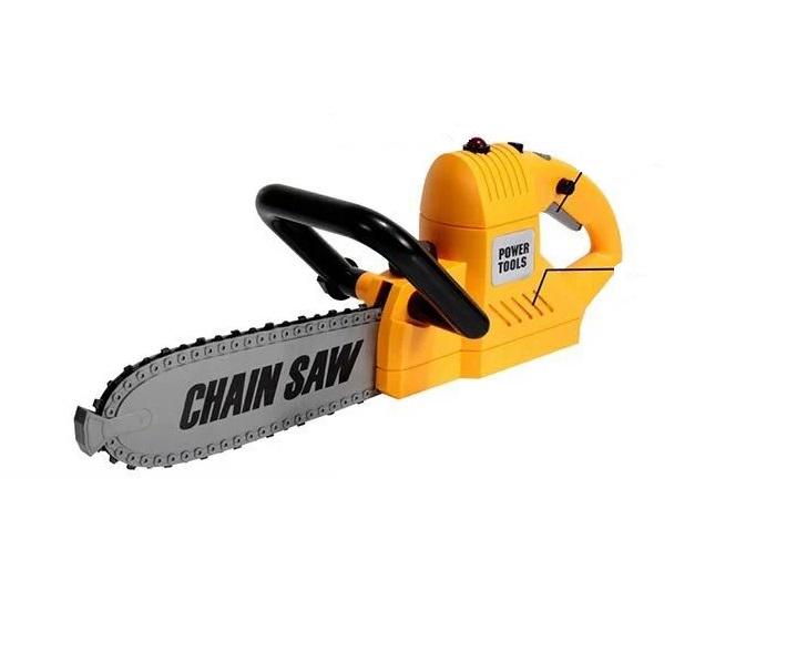 Пила детская цепная звук/подсветка Gray/Yellow (162704)