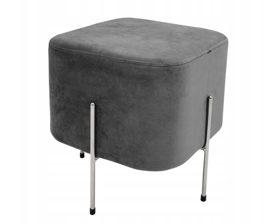 Пуфик Alegro GLAMOUR Темно-серый (MR42992)