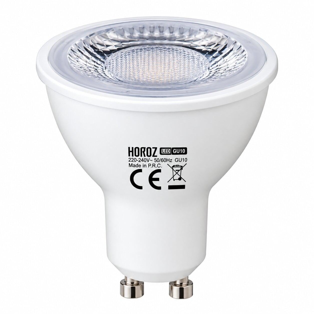 Лампа светодиодная HOROZ ELECTRIC VISION-6 6 Вт GU10 4200К под диммер (001-022-0006)