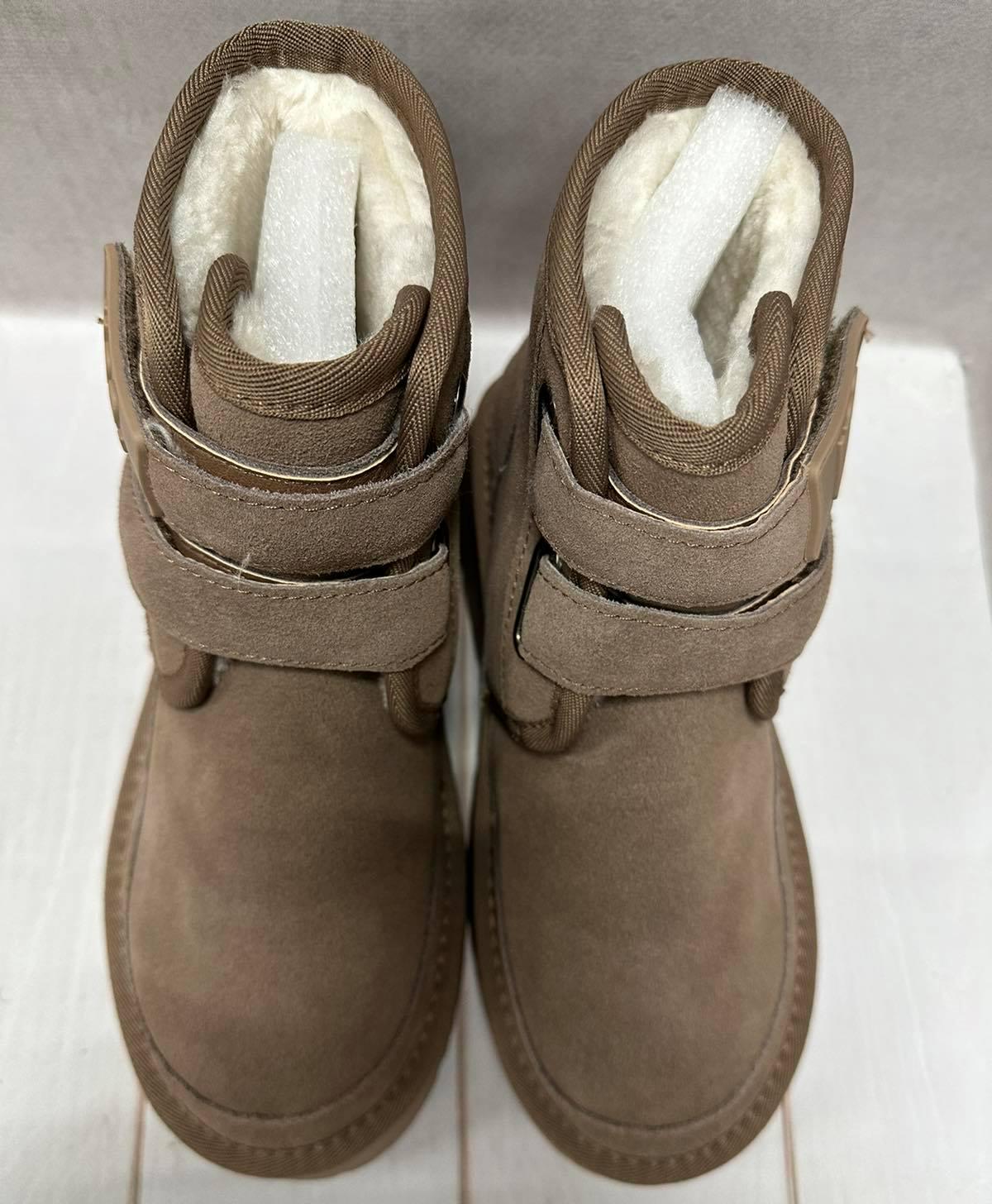 Уги дитячі зимові Ugg hengji на овчині р. 36 Коричневий (12630858) - фото 3 Уги дитячі зимові Ugg hengji на овчині р. 36 Коричневий (12630858) - фото 3