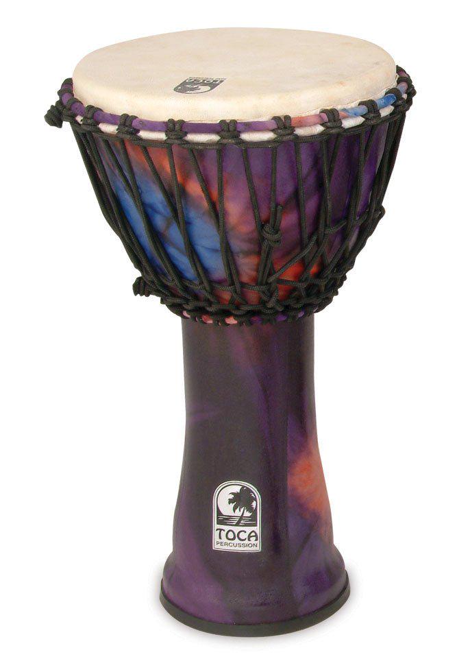 Джембе Toca Freestyle Rope Tuned SFDJ-10WP 10" Woodstock Purple (G-TO803205)