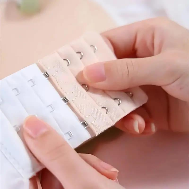 Комплект широких розширювачів для бюстгальтера на 3 гачки 3 ряди Чорний/Білий/Бежевий (2789190602) - фото 7 Комплект широких розширювачів для бюстгальтера на 3 гачки 3 ряди Чорний/Білий/Бежевий (2789190602) - фото 7