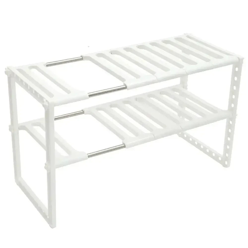 Полка-органайзер под мойку KITCHEN RACK раздвижная 38-70 см Белый (3159576558)
