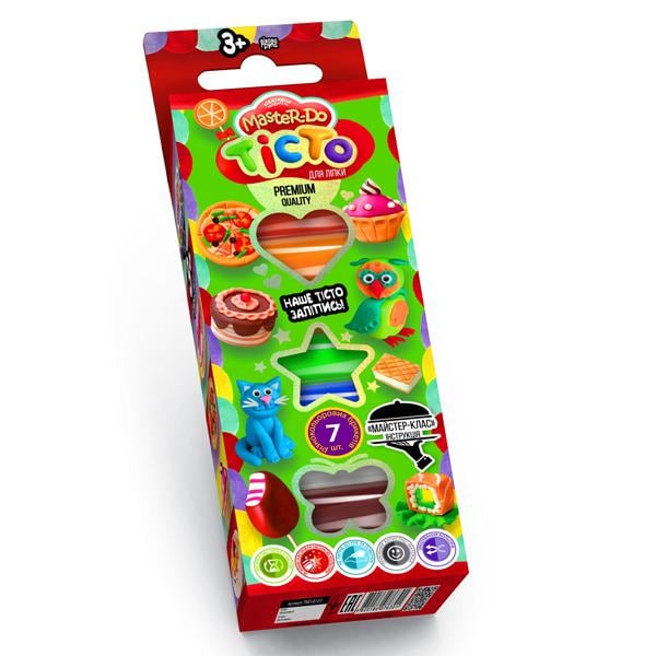 Тесто для лепки Danko Toys 7 цв. (TMD-02-06) Тесто для лепки Danko Toys 7 цв. (TMD-02-06)