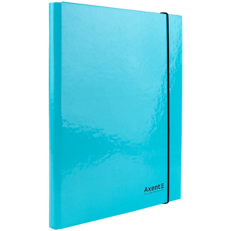 Папка на резинках объемная картон Axent А4 Pastelini Мятный (1213-18-A)