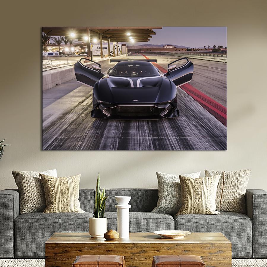 Картина на холсте Стильное авто Aston Martin Vulcan 51x34 см (1410-1)