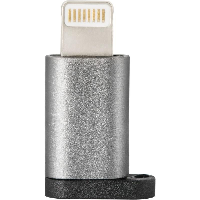 Адаптер Optima A3 MicroUSB Lightning Aluminium - фото 4