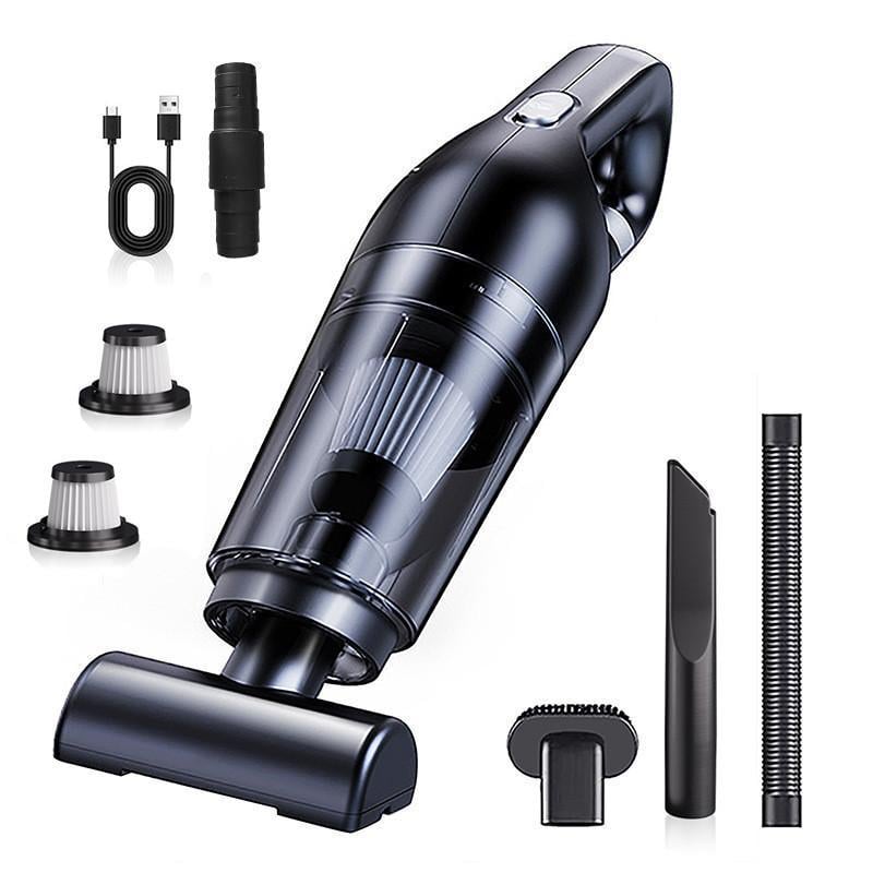 Автомобільний пилосос Helloleiboo LT-113CT 2000 mAh для прибирання салону Black (2160)