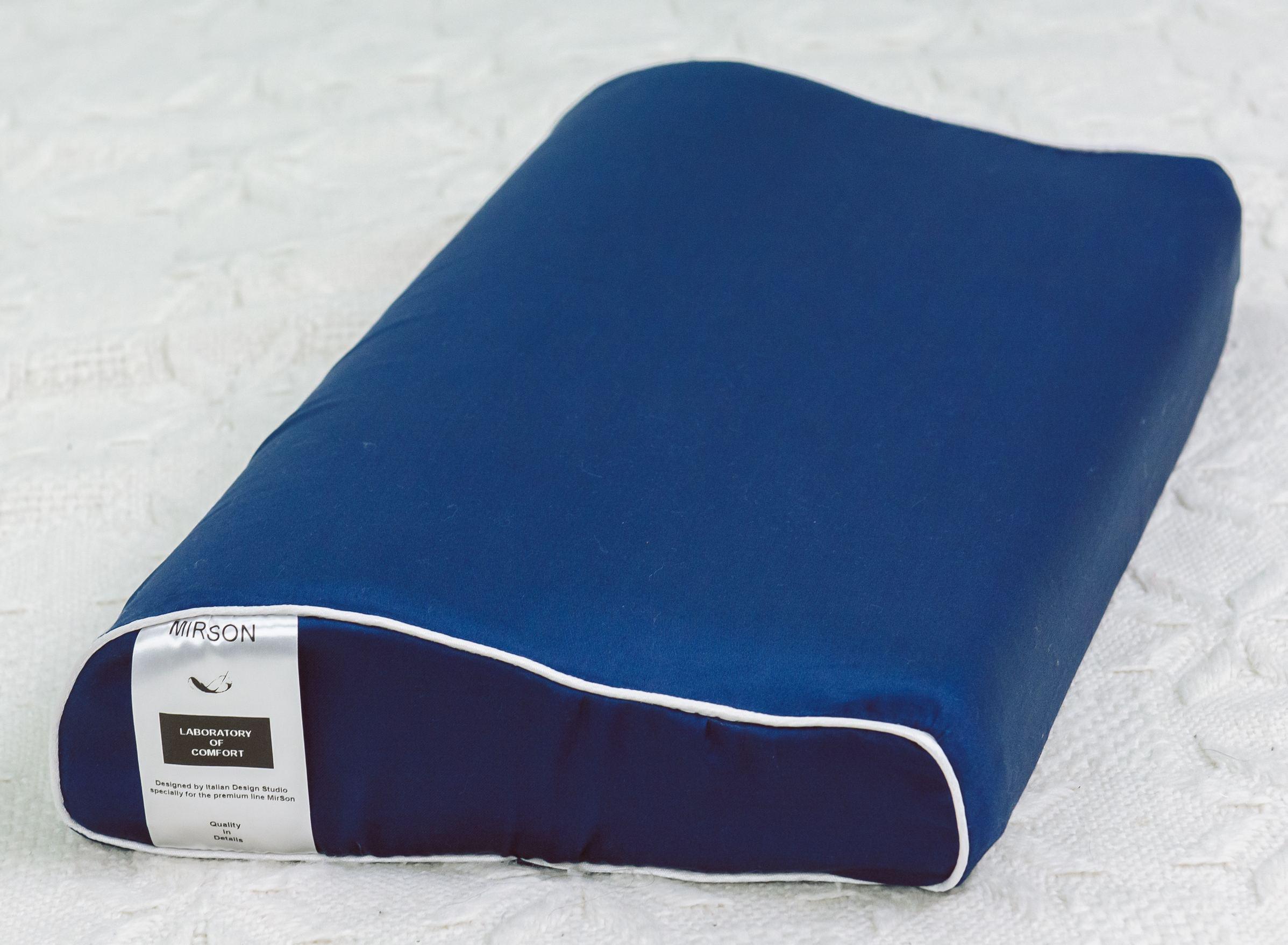 Подушка ортопедическая MirSon №6118 Delicate satin Ocean Kiddy Boy 50х29х5/8 см (2200003262728)