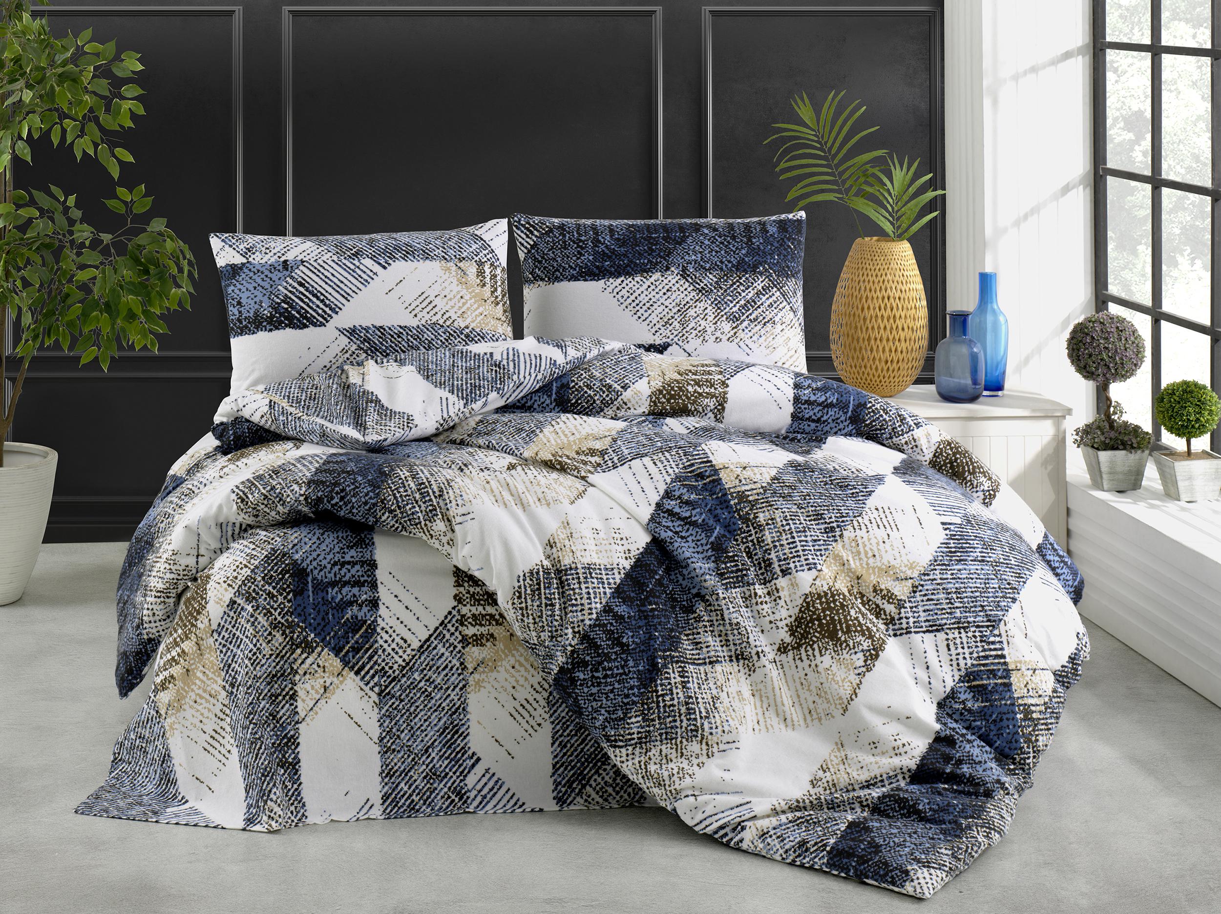 Комплект постільної білизни Lighthouse Flannel Waves 200х220/50х70 см 2 шт. (2323)