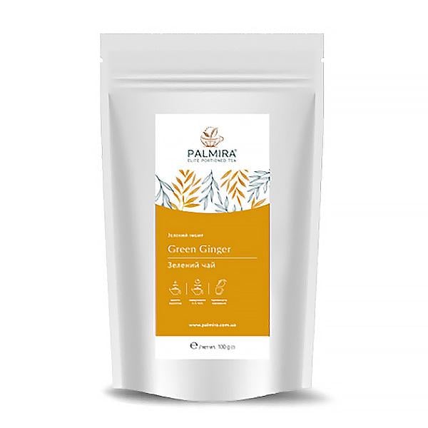 Чай зеленый Palmira Имбирь рассыпной 100 г