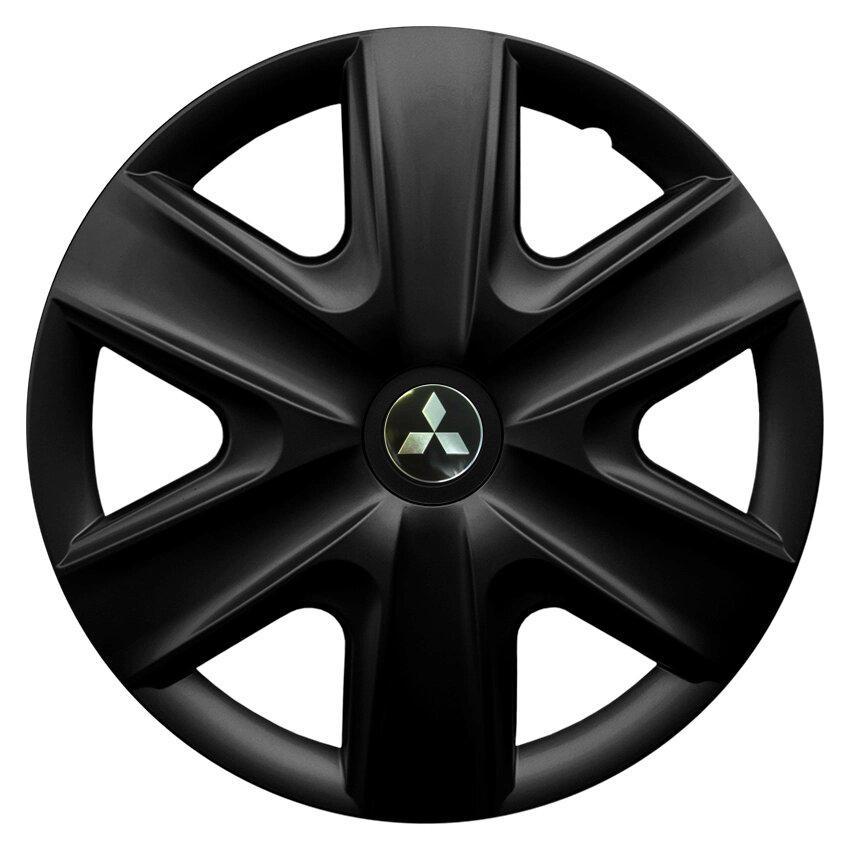 Комплект колпаков JAWOPLAST Hexan R15 для Mitsubishi 4 шт. Black (28434909)