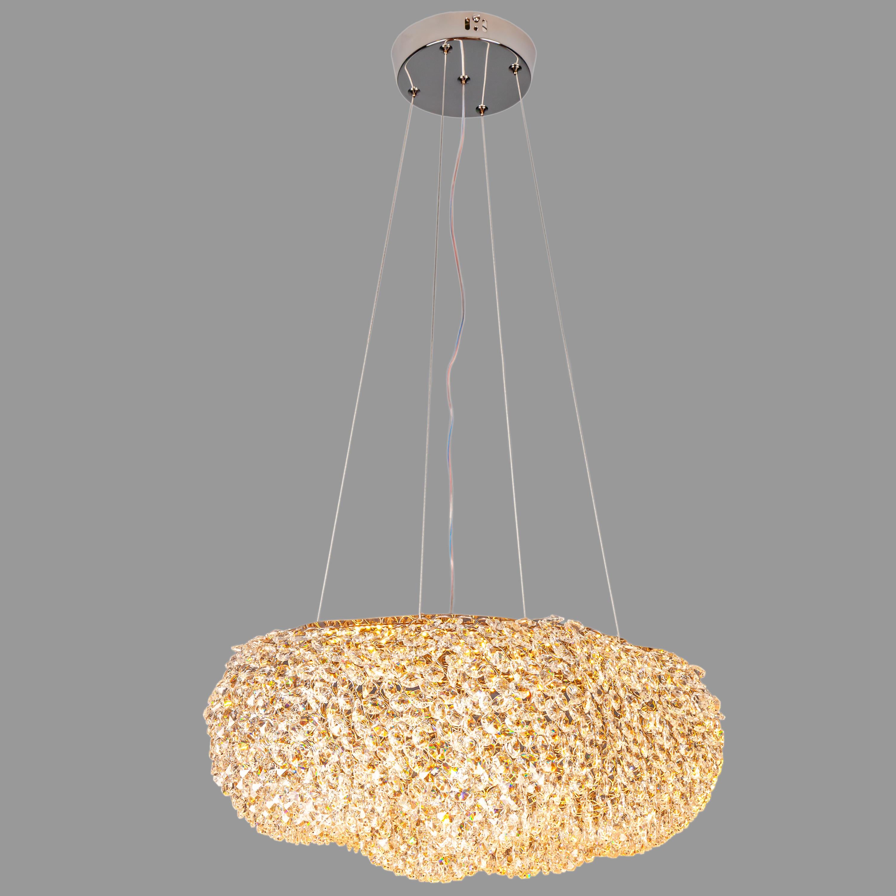 Люстра crystal арт-деко Серебряный/Хром (89-7207 (500) CH)